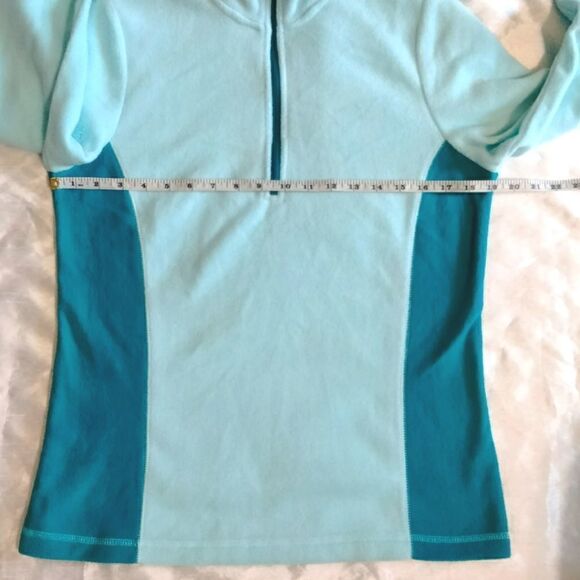 Tek Gear Women's Pullover Fleece Jacket Size M Key Blue NWT - Picture 5 of 10
